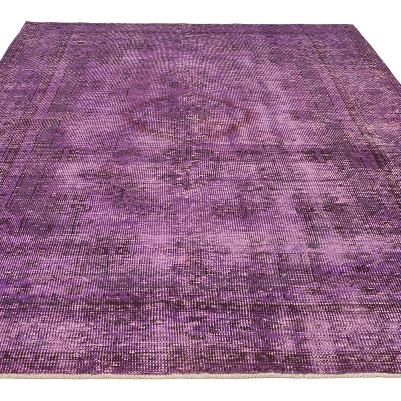 Alfombra Turca Vintage Sobre-teñida - 198 cm x 291 cm - K0083651