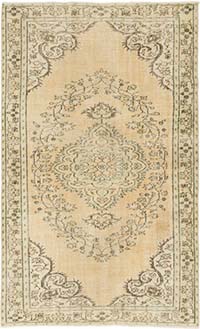 Alfombra Turca Vintage Sobre-teñida - 165 cm x 270 cm