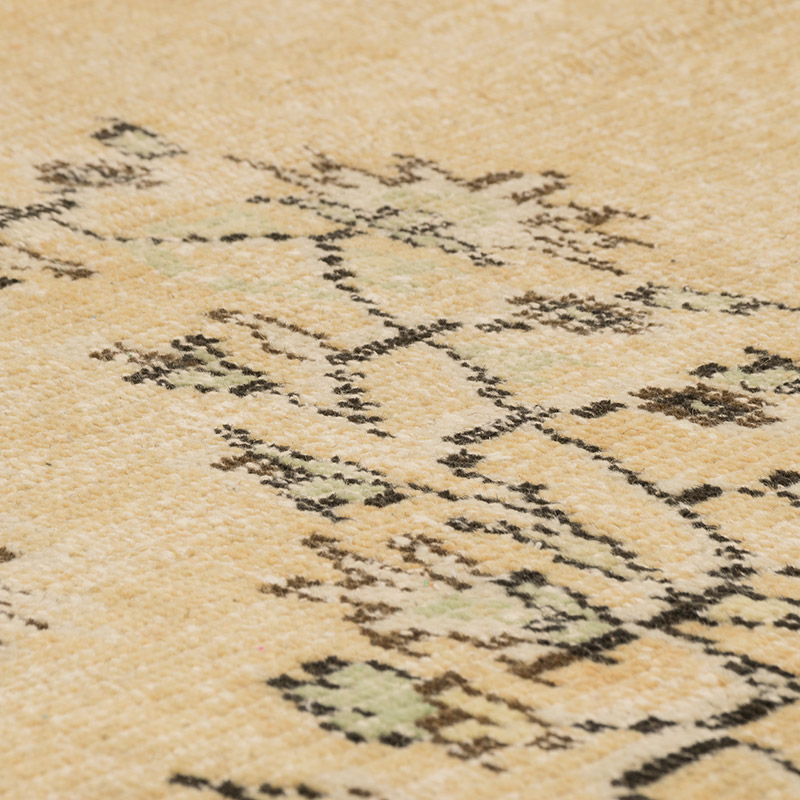 Over-dyed Vintage Hand-Knotted Turkish Rug - 5' 5" x 8' 10" (65" x 106") - K0083652