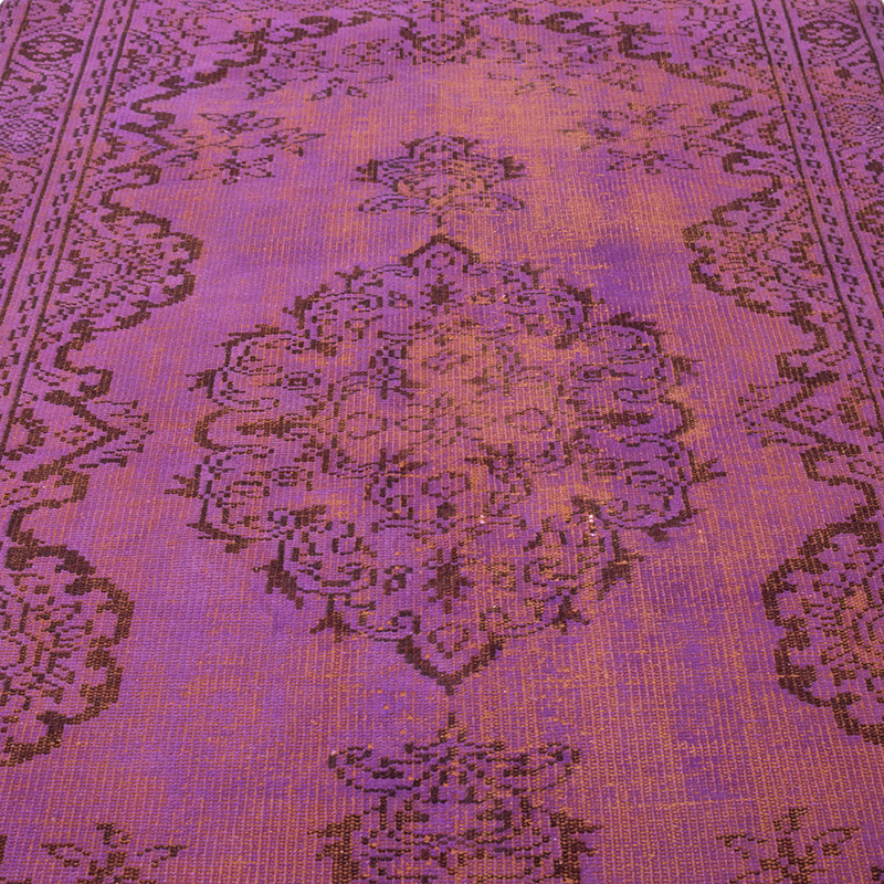 Alfombra Turca Vintage Sobre-teñida - 165 cm x 273 cm - K0083655