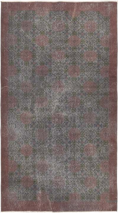 Boyali El Dokuma Vintage Hali - 117 cm x 209 cm