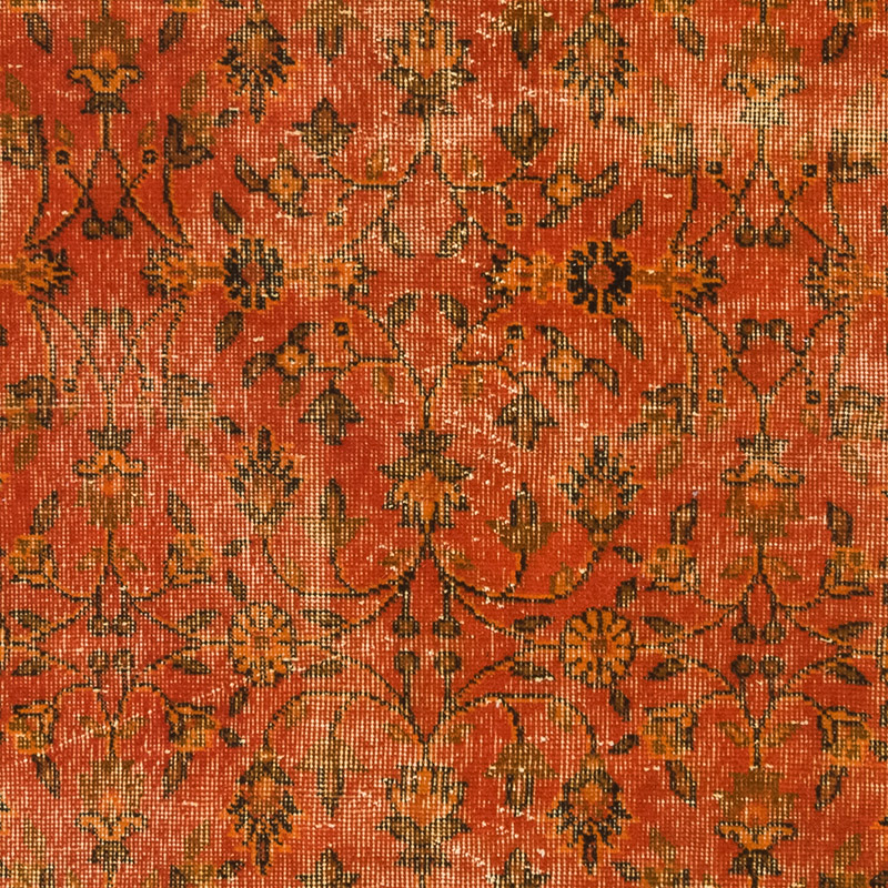 Over-dyed Vintage Hand-Knotted Turkish Rug - 3' 11" x 7' 2" (47" x 86") - K0083659