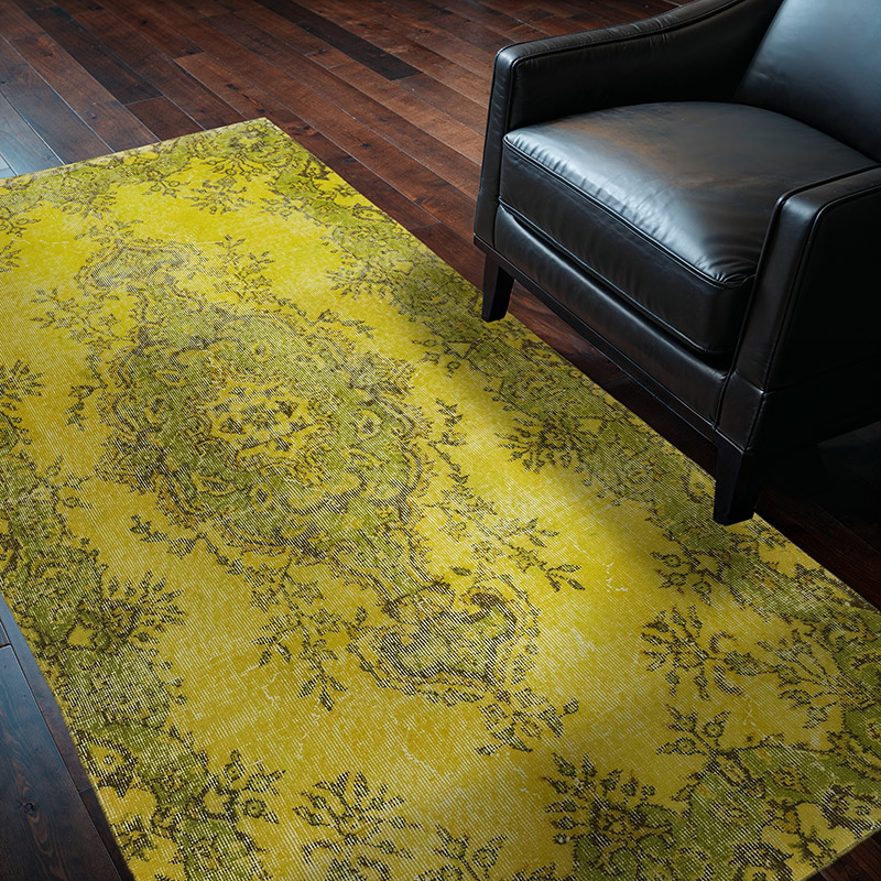 Boyali El Dokuma Vintage Hali - 119 cm x 210 cm - K0083660