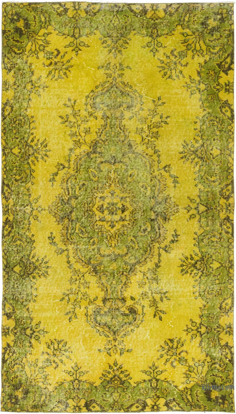Boyali El Dokuma Vintage Hali - 119 cm x 210 cm - K0083660