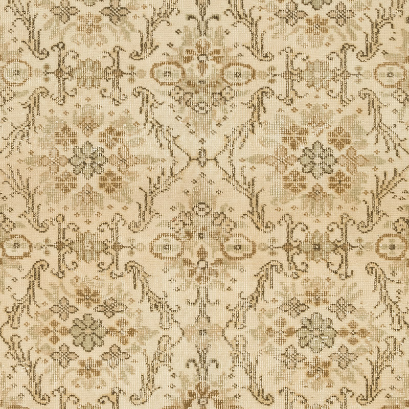 Vintage Turkish Hand-Knotted Rug - 4' 2" x 7' 9" (50" x 93") - K0083661
