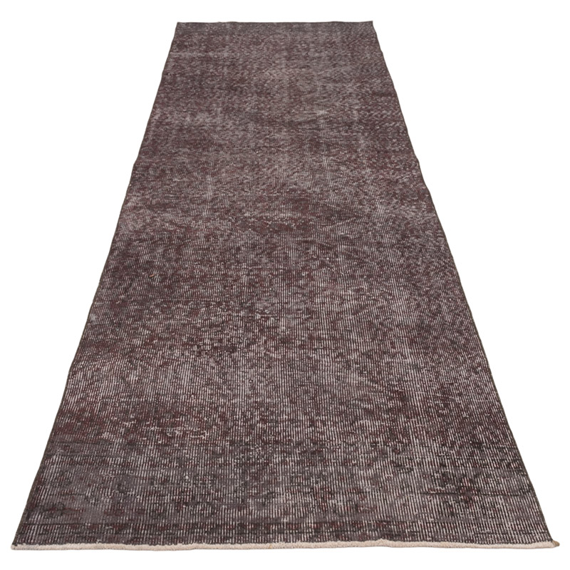 Alfombra de Pasillo Turca Vintage Sobreteñida - 88 cm x 304 cm - K0083662