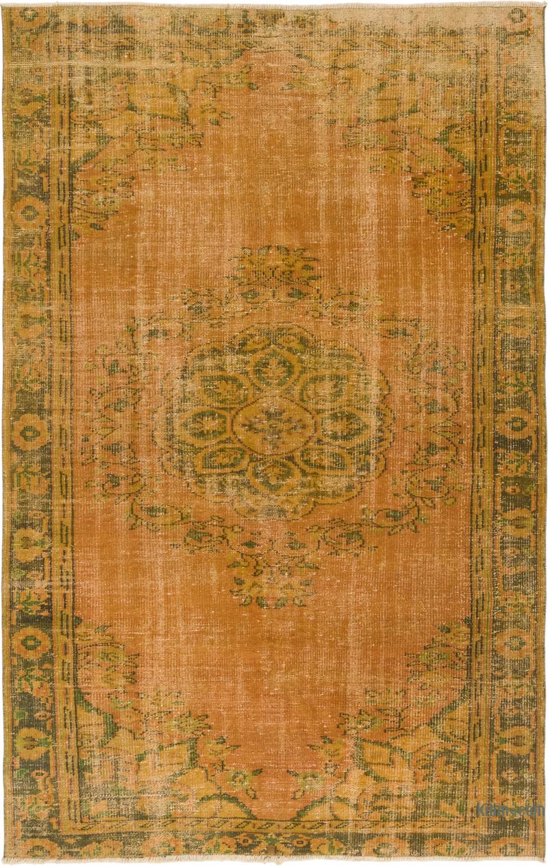 Boyali El Dokuma Vintage Hali - 177 cm x 277 cm - K0083664