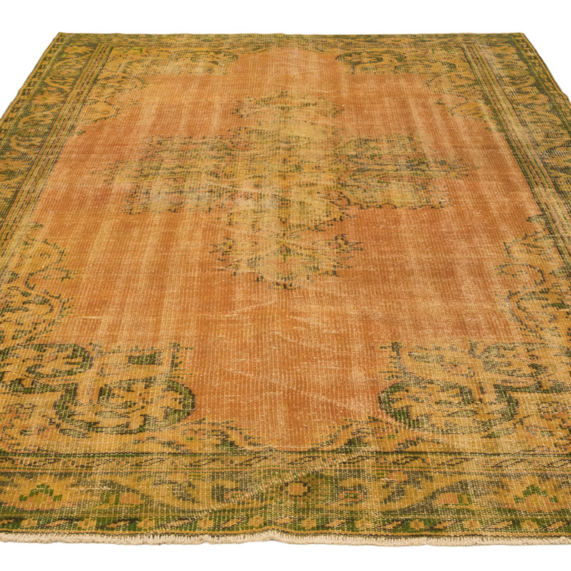 Alfombra Turca Vintage Sobre-teñida - 182 cm x 275 cm - K0083666