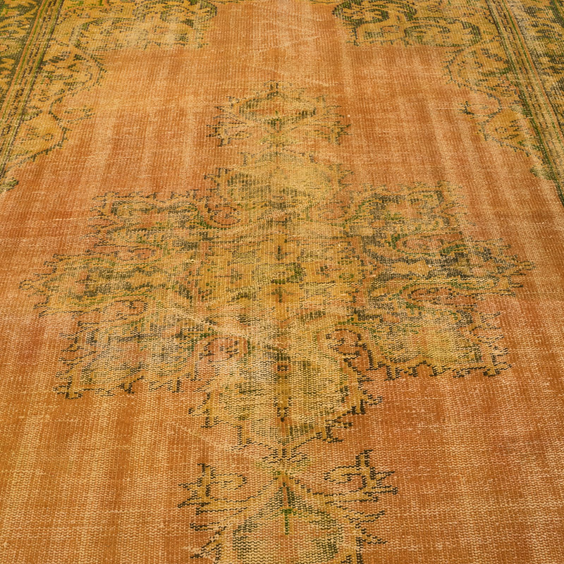 Alfombra Turca Vintage Sobre-teñida - 182 cm x 275 cm - K0083666