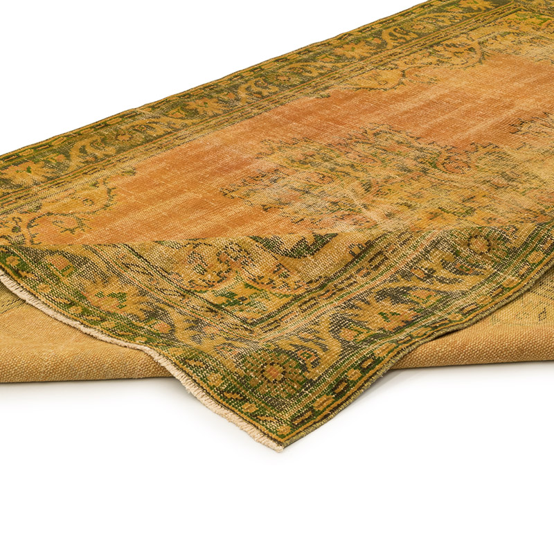 Alfombra Turca Vintage Sobre-teñida - 182 cm x 275 cm - K0083666