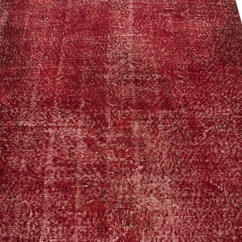 Over-dyed Vintage Hand-Knotted Turkish Rug - 4' 5" x 7' 3" (53" x 87") - K0083667