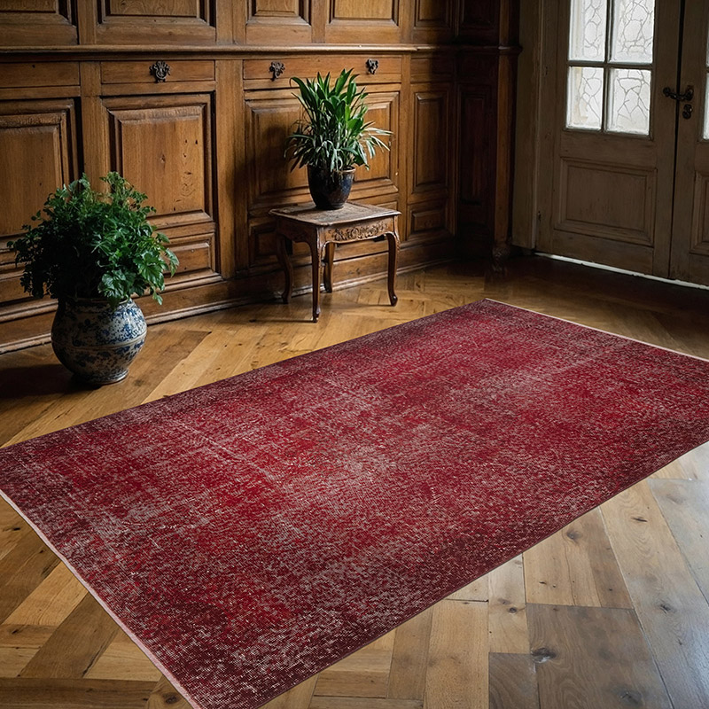 Boyali El Dokuma Vintage Hali - 134 cm x 220 cm - K0083667