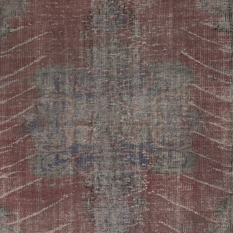 Alfombra Turca Vintage Sobre-teñida - 163 cm x 240 cm - K0083668