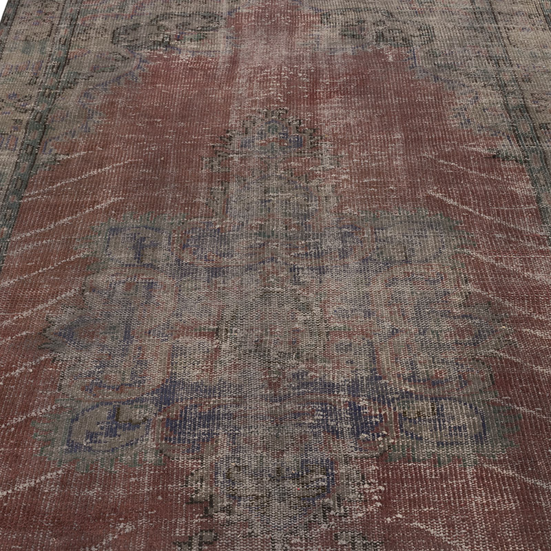 Alfombra Turca Vintage Sobre-teñida - 163 cm x 240 cm - K0083668