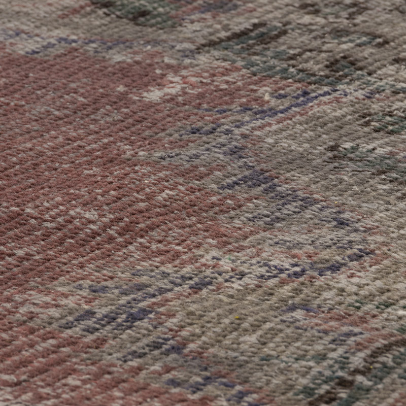 Alfombra Turca Vintage Sobre-teñida - 163 cm x 240 cm - K0083668