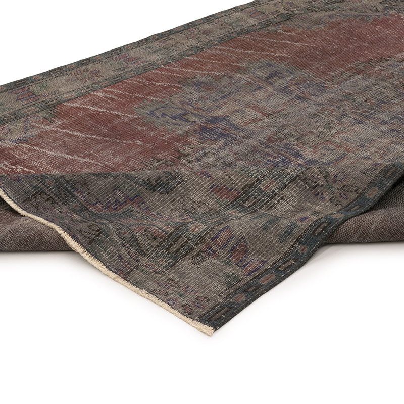 Alfombra Turca Vintage Sobre-teñida - 163 cm x 240 cm - K0083668