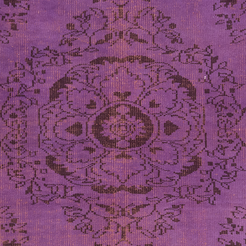 Alfombra Turca Vintage Sobre-teñida - 155 cm x 245 cm - K0083669