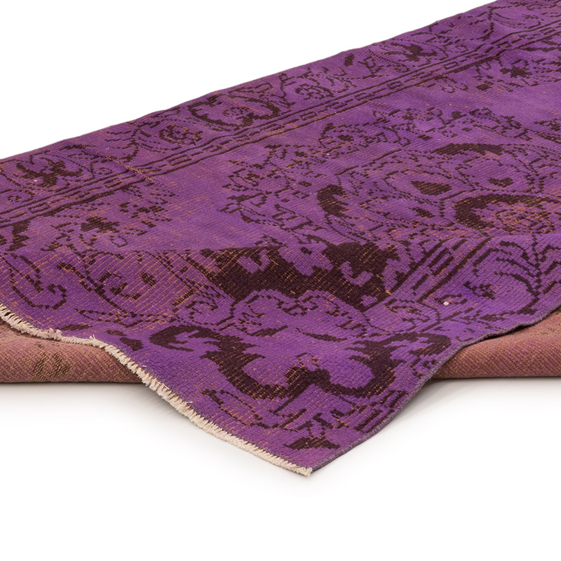 Alfombra Turca Vintage Sobre-teñida - 155 cm x 245 cm - K0083669