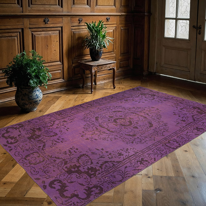 Boyali El Dokuma Vintage Hali - 155 cm x 245 cm - K0083669