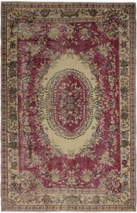 El Dokuma Vintage Halı - 168 cm x 268 cm