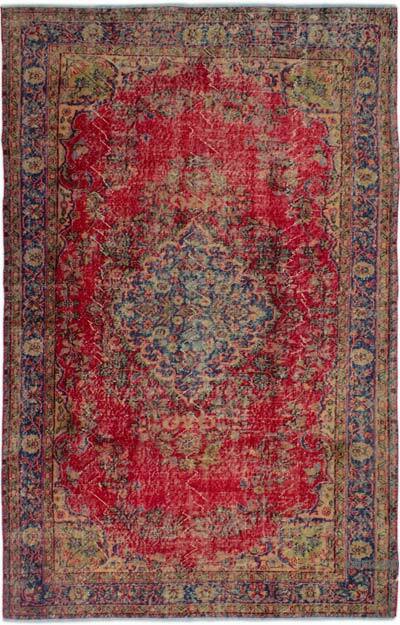 Alfombra Vintage Turca Anudada a Mano - 175 cm x 275 cm