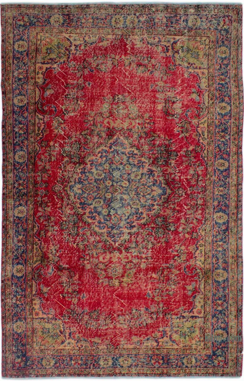 Alfombra Vintage Turca Anudada a Mano - 175 cm x 275 cm - K0083674