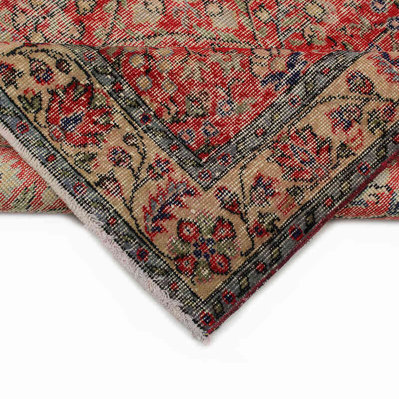 Alfombra Vintage Turca Anudada a Mano - 167 cm x 267 cm - K0083679