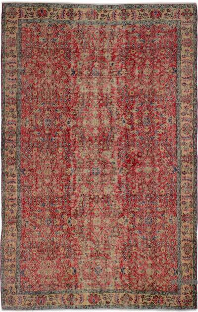 Alfombra Vintage Turca Anudada a Mano - 167 cm x 267 cm