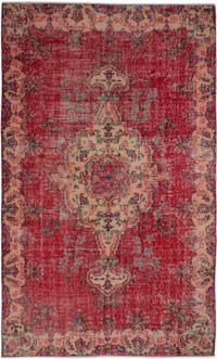 Alfombra Vintage Turca Anudada a Mano - 168 cm x 282 cm