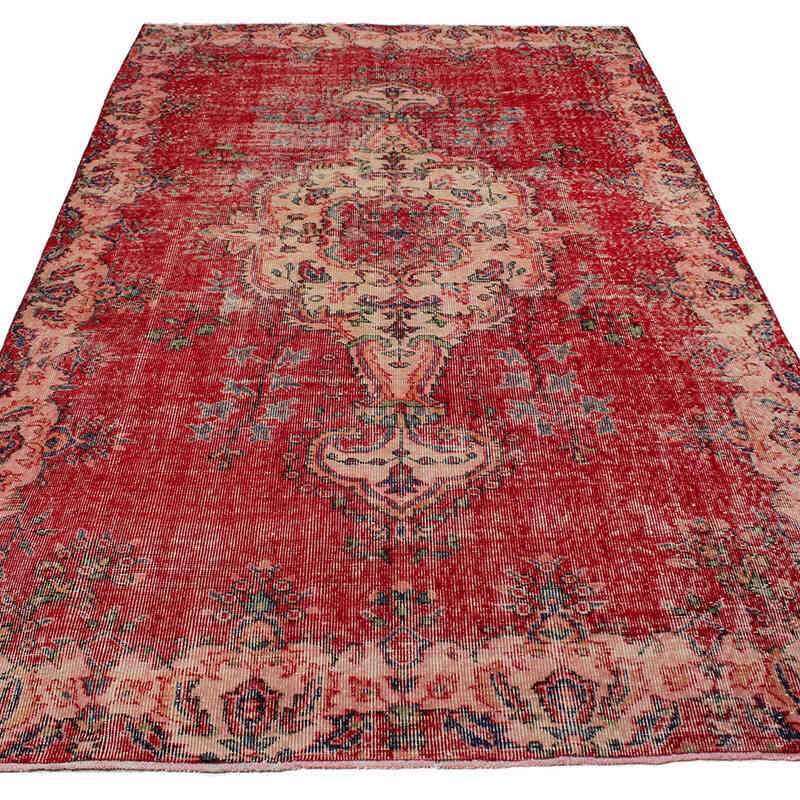 El Dokuma Vintage Halı - 168 cm x 282 cm - K0083680