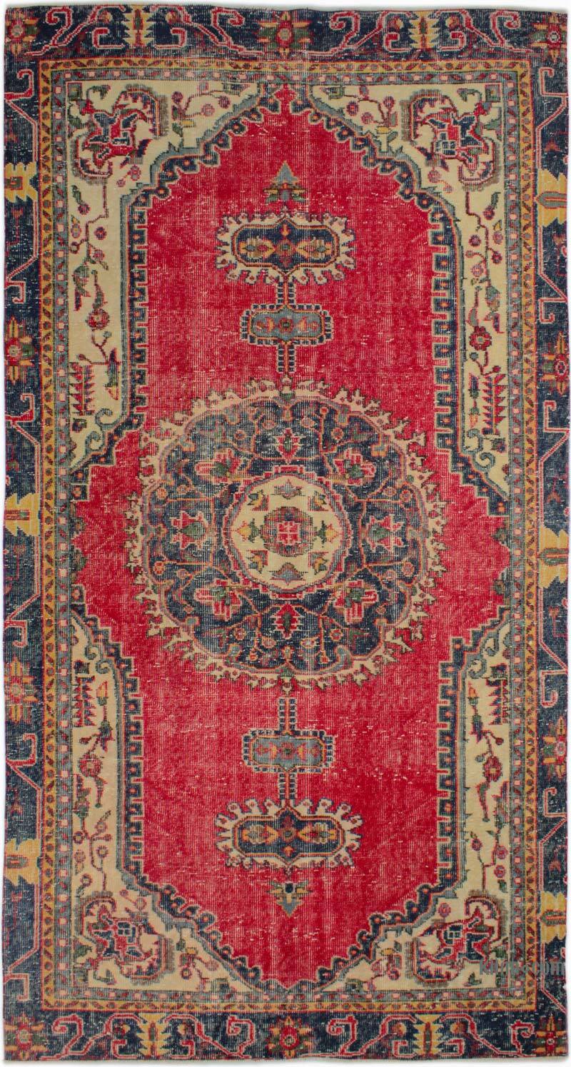 Vintage Turkish Hand-Knotted Rug - 5' 1" x 9' 7" (61" x 115") - K0083681