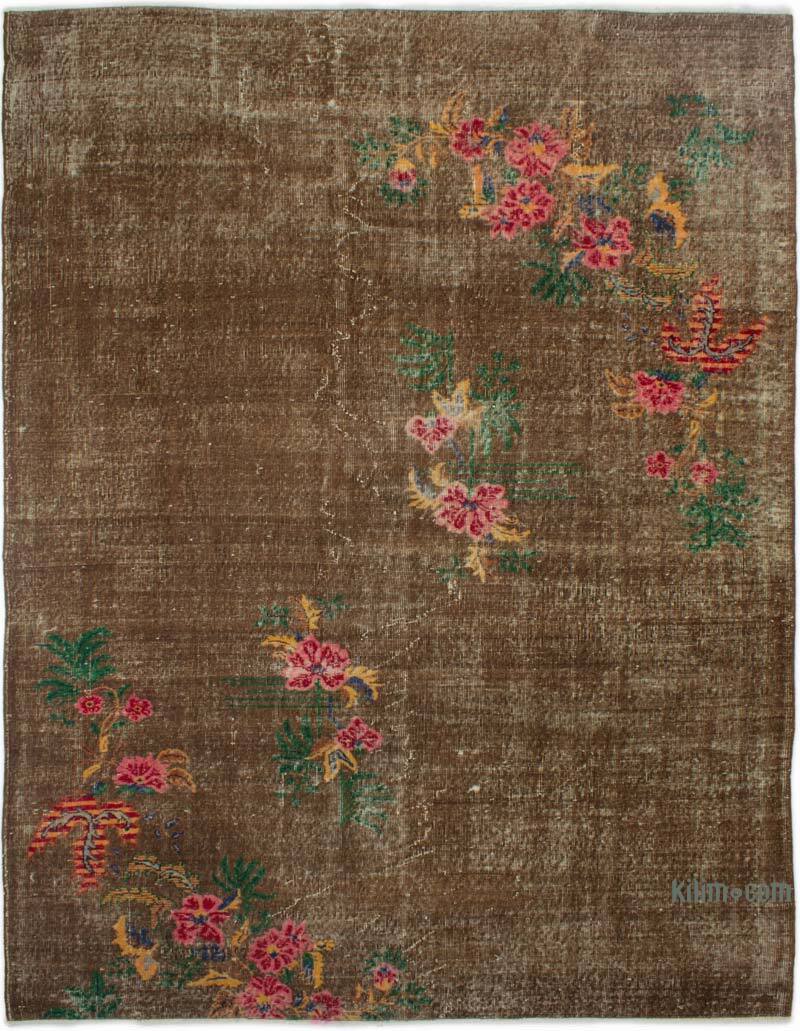Alfombra Vintage Turca Anudada a Mano - 212 cm x 277 cm - K0083684