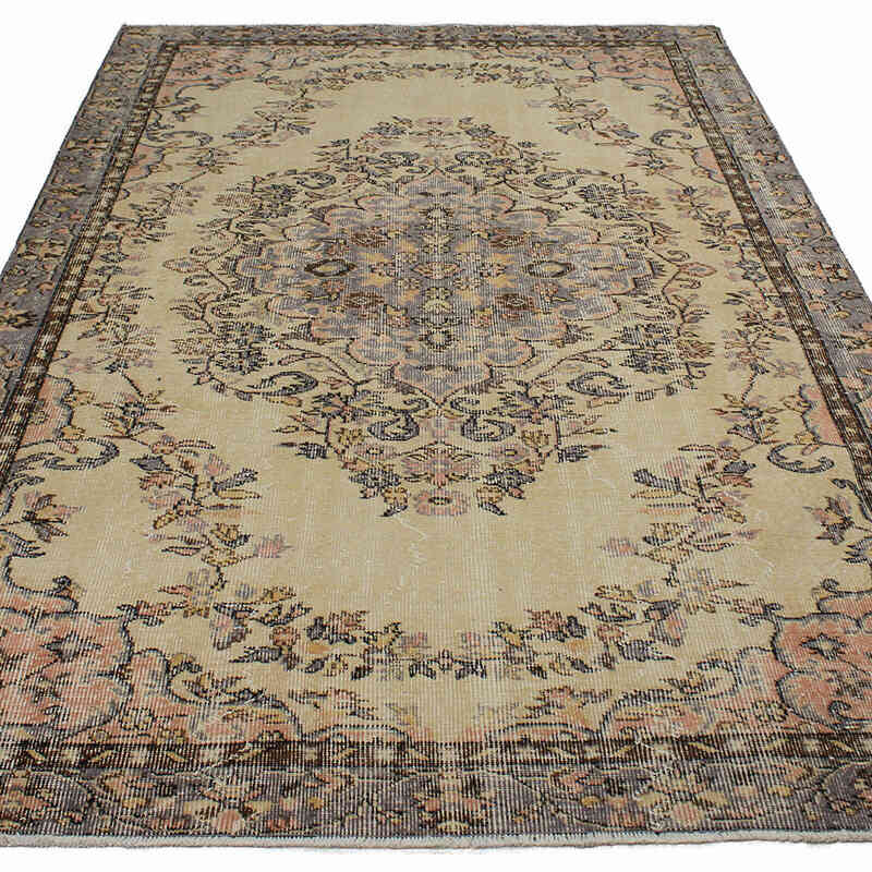 El Dokuma Vintage Halı - 169 cm x 279 cm - K0083687