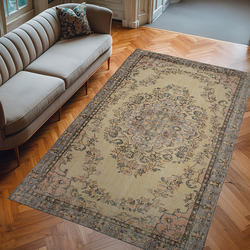 El Dokuma Vintage Halı - 169 cm x 279 cm - K0083687