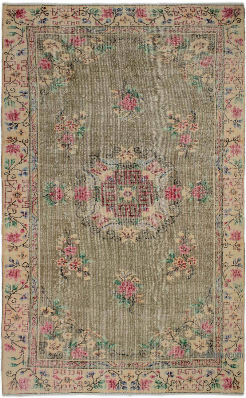 Vintage Turkish Hand-Knotted Rug - 5' 10" x 9' 7" (70" x 115") - K0083688