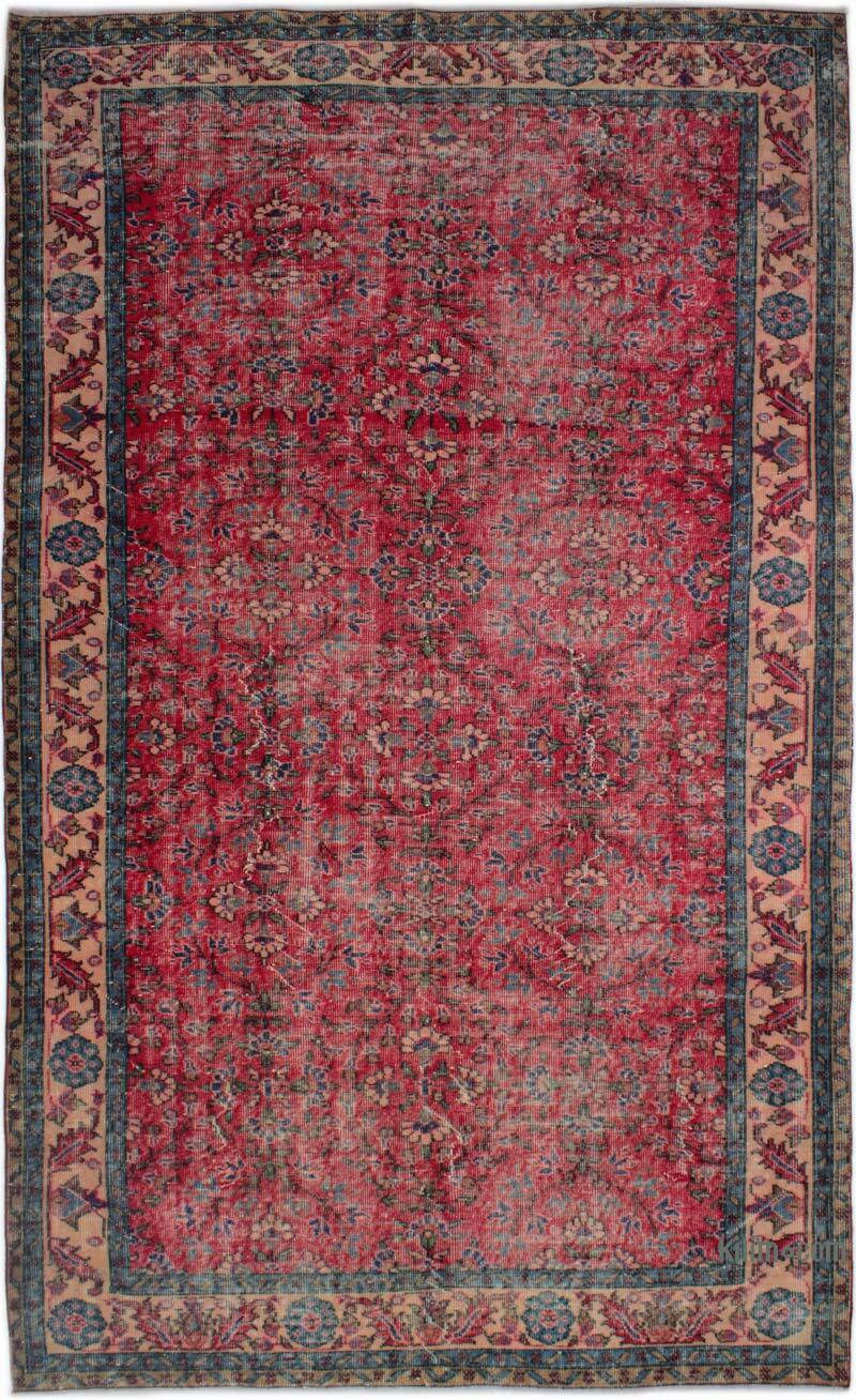 Vintage Turkish Hand-Knotted Rug - 5' 9" x 9' 7" (69" x 115") - K0083689