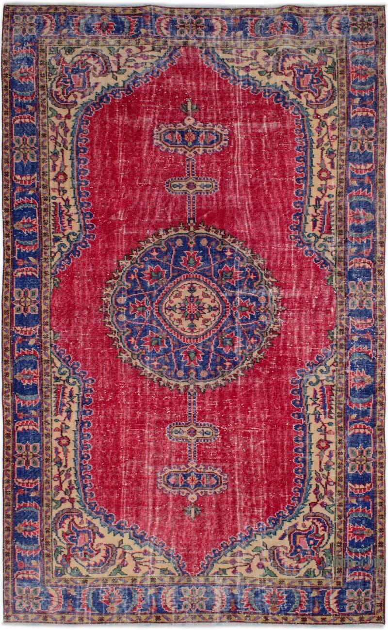 Alfombra Vintage Turca Anudada a Mano - 162 cm x 271 cm - K0083690