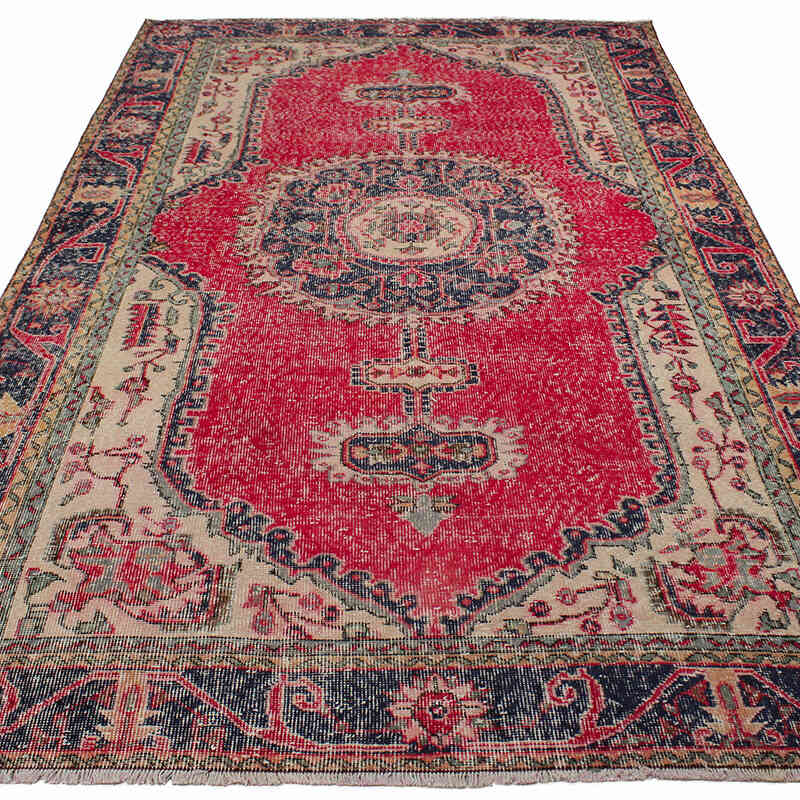 El Dokuma Vintage Halı - 175 cm x 300 cm - K0083692
