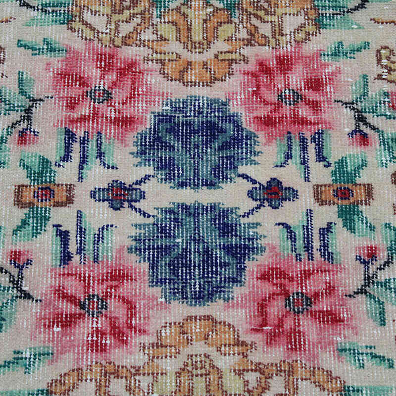 Alfombra Vintage Turca Anudada a Mano - 156 cm x 260 cm - K0083694