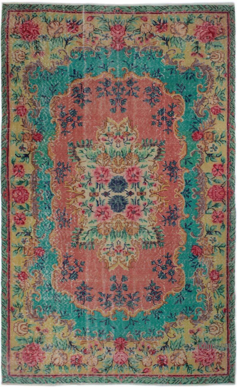 Alfombra Vintage Turca Anudada a Mano - 156 cm x 260 cm - K0083694