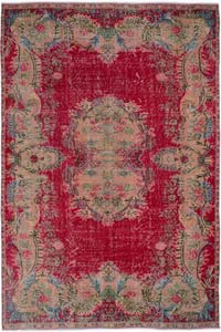 Alfombra Vintage Turca Anudada a Mano - 190 cm x 290 cm
