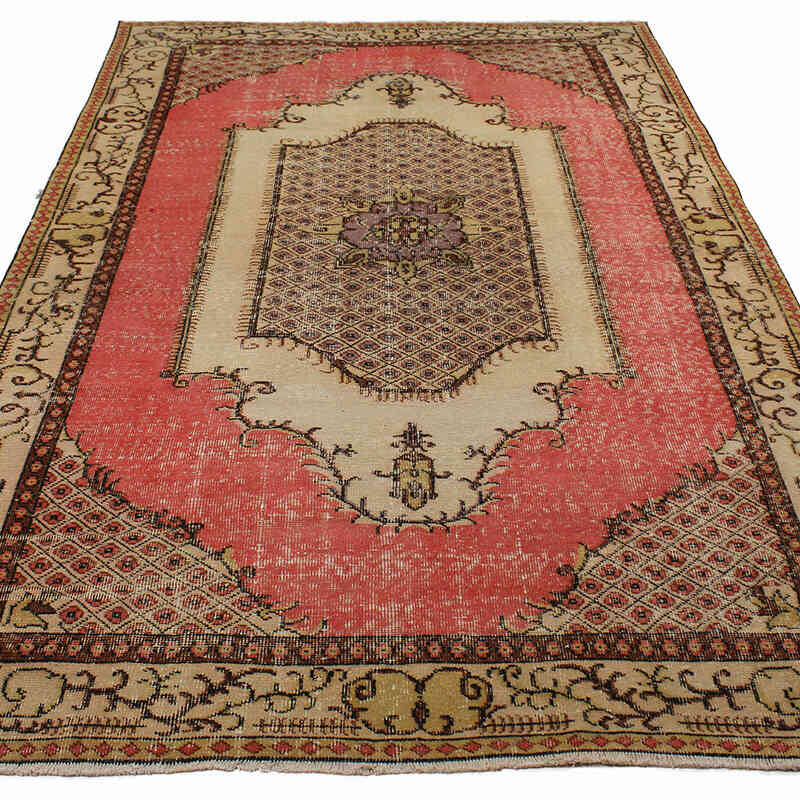 Vintage Turkish Hand-Knotted Rug - 5' 5" x 8' 9" (65" x 105") - K0083699