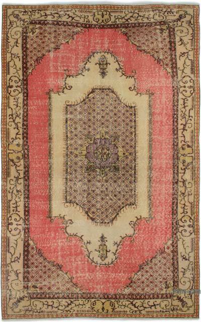 Alfombra Vintage Turca Anudada a Mano - 166 cm x 267 cm