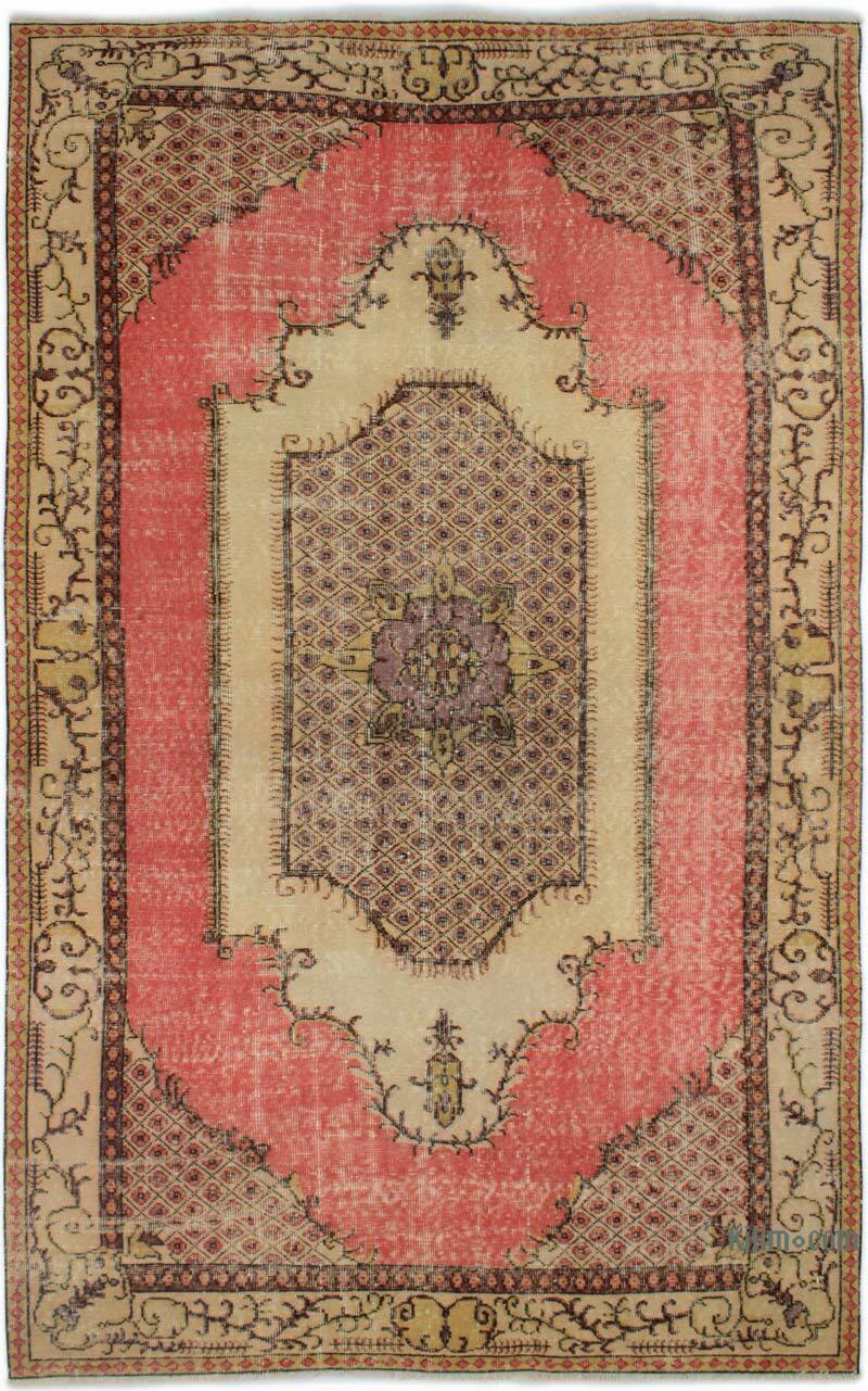 Vintage Turkish Hand-Knotted Rug - 5' 5" x 8' 9" (65" x 105") - K0083699