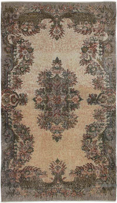 Alfombra Vintage Turca Anudada a Mano - 159 cm x 281 cm