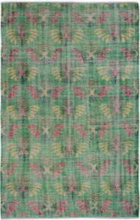 Alfombra Vintage Turca Anudada a Mano - 163 cm x 262 cm