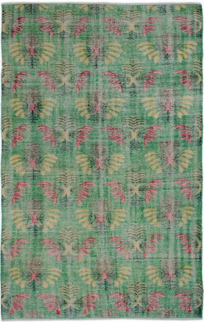 Vintage Turkish Hand-Knotted Rug - 5' 4" x 8' 7" (64" x 103")