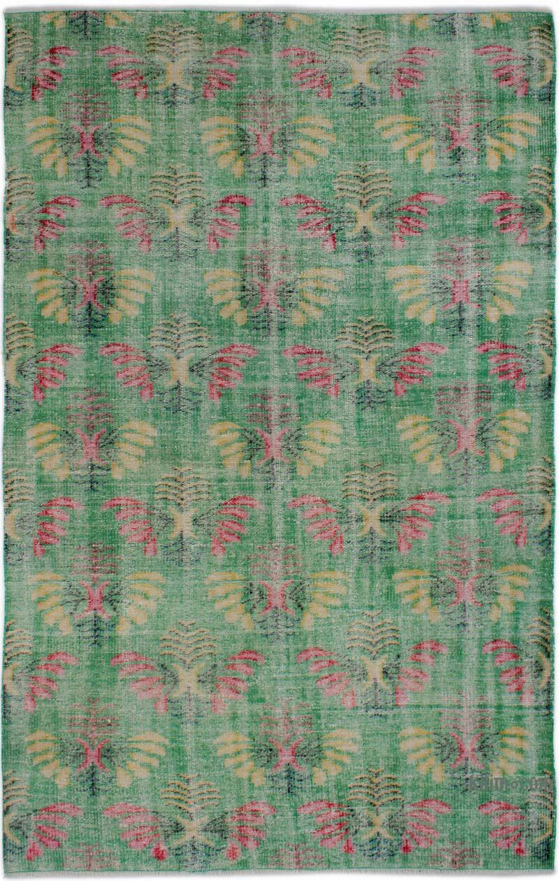 Alfombra Vintage Turca Anudada a Mano - 163 cm x 262 cm - K0083703