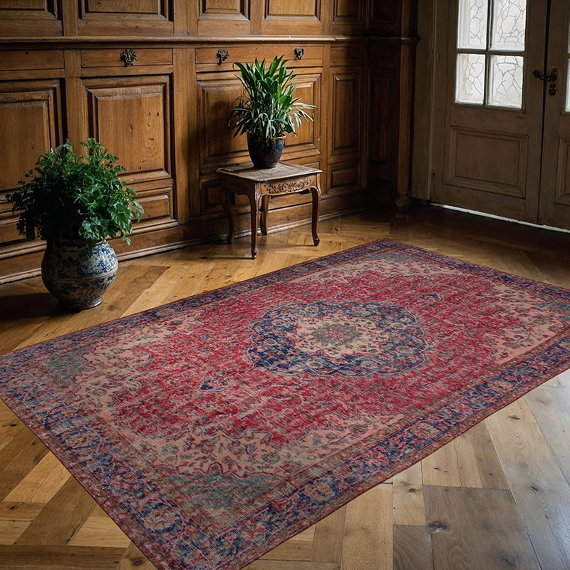 Vintage Turkish Hand-Knotted Rug - 5' 5" x 8' 7" (65" x 103") - K0083704
