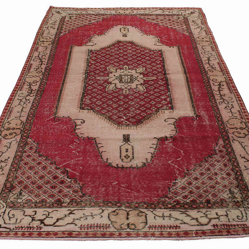 Vintage Turkish Hand-Knotted Rug - 5' 3" x 9' 3" (63" x 111") - K0083706